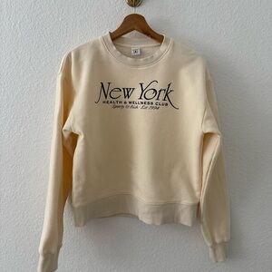 Sporty & Rich NY Health & Wellness Sweater
